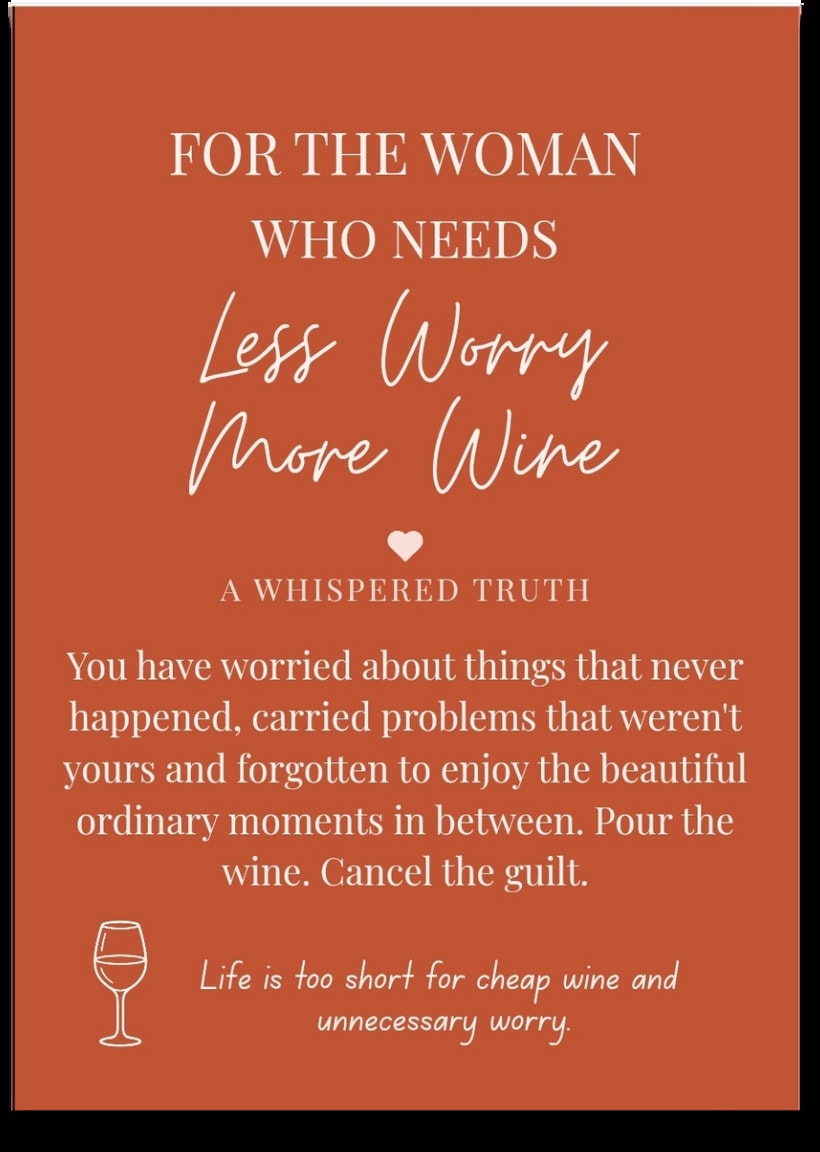 For the woman who is Having A Really Bad Day — Today does not get to tell you who you are. It is simply one page — not the whole story. Tomorrow has a habit of arriving with fresh coffee and kinder thoughts. You've survived every difficult day before this one.