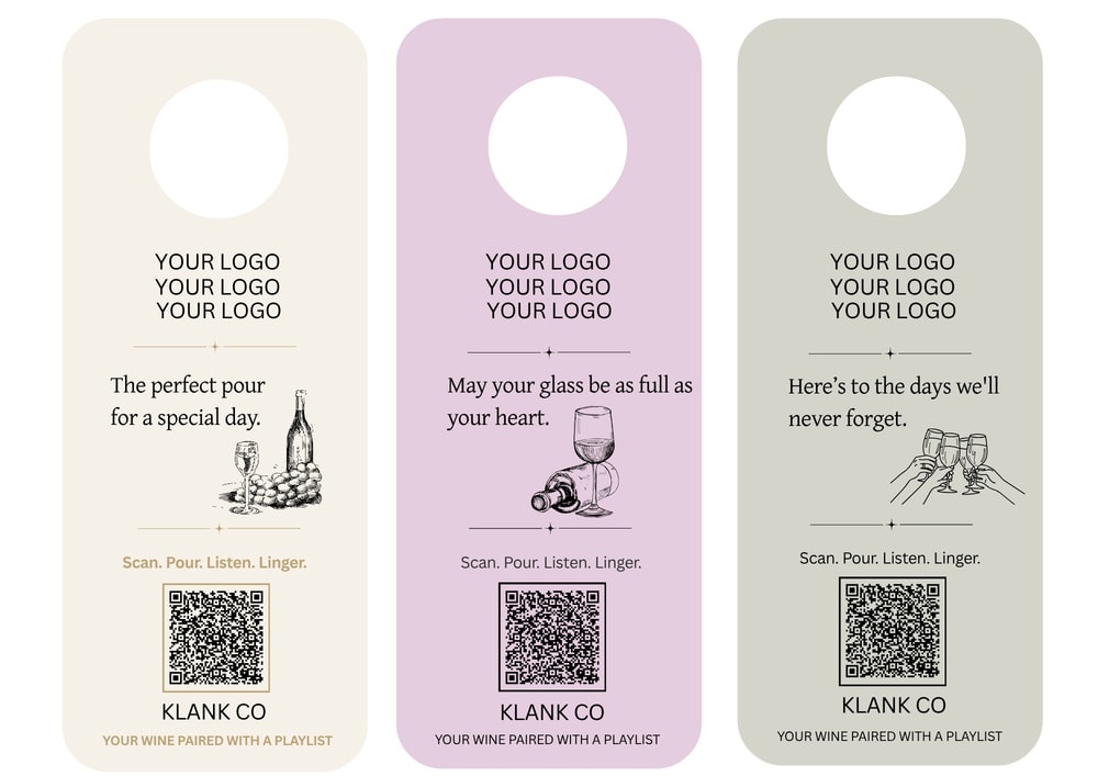 Celebration & Joy wine tag — Sample 2